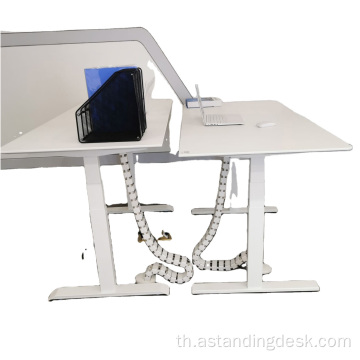 โรงงาน Dual Motors Electric Writing Desk ปรับได้